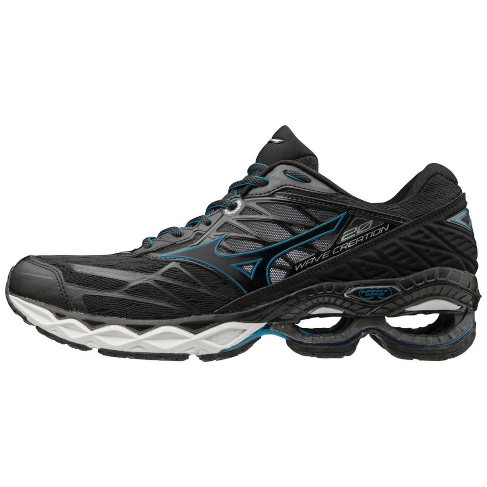 Zapatillas Running Mizuno Wave Creation 20 Hombre Negras Ofertas VOMA-90246